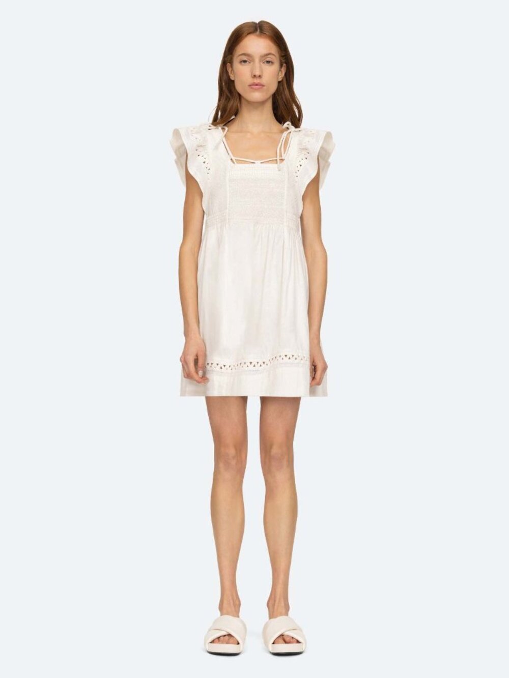 Sea New York "Willa" Dress in Ivory, size Medium. - Picture 5 of 14